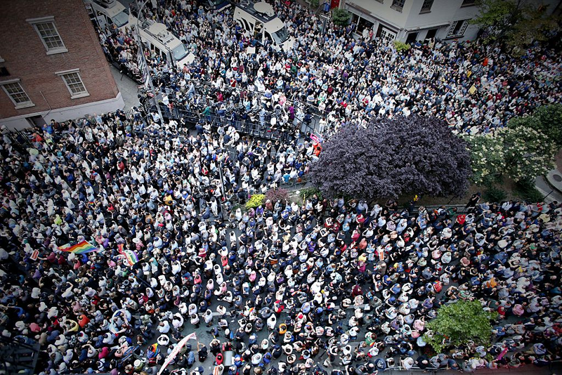 Manifestación masiva. Getty